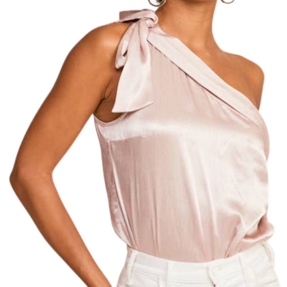 Satin One Shoulder